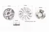 Вариатор передний+втулка+крыльчатка к-кт, 125-150сс 4Т, YQ-310010 - 3