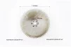 Шестерня стартера "тарелка", под вал 12мм, Honda DIO AF18, YQ-308681 - 3