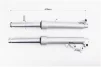 Вилка передняя (перья) лев., прав., к-кт 2шт 410мм Race2, серый, RACE, YQ-314328 - 2