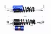 Амортизатор задний JH/CB/CG-340мм*d60мм (втулка 10;12мм/втулка 10;12мм) газовый регулир., чёрно-синий к-кт 2шт, ЗЧ-МОТО, YQ-351099 - 3