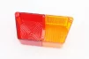 Стекло фонаря коляски заднее, красно-жёлтое, МТ, УРАЛ, К-750, YQ-341429 - 2