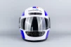 Шлем интеграл HF-101 M, бело-синий, ШОЛОМИ, YQ-360061 - 4
