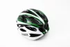 Шлем велосипедный M (54-57 см) съёмный козырёк, 18 вент. отверстий, чёрно-бело-зелёный AV-01, ВЕЛОЕКІПІРУВАННЯ, YQ-408106 - 2