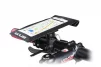 Держатель-чехол телефона 175х108мм на руль, Ziplock, сенсорная плёнка, влагозащитный, быстросъёмный, регулируемый, чёрный GUB 919, - 2