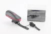 Фонарь передний 1 диод+звонок 4 мелодии, Li-ion 3.7V 1200mAh зарядка от USB, влагозащитный, чёрно-красный FY-058/7588, - 2