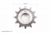 Звезда двухрядная 530-12T-2, d-24мм CROSSER S-180, Мототрактор, YQ-608183 - 2
