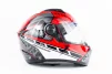 Шлем интеграл ZS-811 ANNIVERSARY М (57см), красный с рисунком AL41, ШОЛОМИ, YQ-360494 - 3