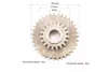 КПП-Шестерня 81-1 Z-19х35 (возможен налет), M175/195N, YQ-604397 - 3