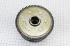 Зчеплення, маховик в зборі (4 болти, маховик 73 зуб.), CG125-250, YQ-326376 - 2