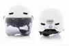 Шлем открытый подростковый "DAVID" (#315F-RICE, белый, M-XL, ABS), QT-036517 - 3