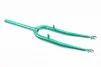 Вилка 26" з різьбою 1" (25,4мм), шток 240мм, V-brake, зелена, FIX-208292 - 1