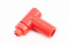 Ковпачок свічки "люлька" 90град ЧЕРВОНИЙ "силікон" малий, FIX-301620 - 1