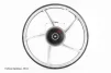 Диск задний литой 1,6-17" ALPHA/ACTIVE "лучи", серебристый (ось 12мм), FIX-201948 - 4
