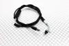 Трос газа Yamaha JOG MINT (наконечник с внутренней резьбой) (трос 160см; кожух 145см), FIX-331491 - 2