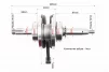 Коленвал в сборе 70cc, FIX-338620 - 2