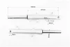 Амортизатор передний (перья), к-кт 2шт 445мм STORM 150, FIX-317178 - 2