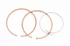 Кольца поршневые Honda LEAD90 48мм +0,25 (замки верхние), FIX-339203 - 1