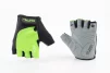 Перчатки без пальців M з гелевими вставками під долоню, чорно-салатові SBG-1457, FIX-408085 - 1