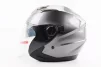 Шлем открытый+откидные очки BLD-708 S (55-56см), СЕРЫЙ глянец, FIX-206592 - 3