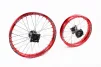 Колесо заднее спицованное 14 "ось 12мм" + переднее спицованное 17 "ось 12мм" к-кт 2шт, Kayo/Viper/Geon X-pit - 1