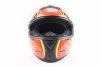 Шлем интеграл, закрытый+очки BLD-М61 М (57-58см), ЖЕЛТО-ОРАНЖЕВЫЙ "Buffalo", FIX-206614 - 6