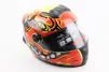Шлем интеграл, закрытый+очки BLD-М61 S (55-56см), ЖЕЛТО-ОРАНЖЕВЫЙ "Buffalo", FIX-206615 - 1