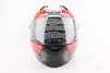 Шолом інтеграл, закритий ZS-811 Solid M, ЧЕРВОНИЙ глянець з білим малюнком, FIX-207951 - 4