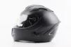 Шолом інтеграл, закритий+відкидні окуляри ZS-806F Solid M, ЧОРНИЙ мат, FIX-207961 - 3
