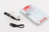 Ліхтар передній 1 діод 300 lumen алюмінієвий, Li-ion 3.7V 800mAh зарядка від USB, вологозахисний, білий RPL-2255, FIX-409367 - 1