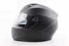 Шолом інтеграл, закритий (сертифікація DOT)+відкидні окуляри BLD-M67 L (59-60см), ЧОРНИЙ матовий, FIX-206638 - 3