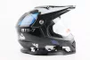 Шлем кроссовый/эндуро/АТV со стеклом BLD-819-7 L (59-60см), ЧЕРНЫЙ/СЕРО-СИНИЙ, FIX-206654 - 3