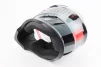 Шлем кроссовый/эндуро/АТV со стеклом BLD-819-7 М (57-58см), ЧЕРНЫЙ/СЕРО-КРАСНЫЙ, FIX-206658 - 2
