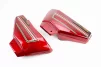 Пластик - крышка бардачка левая, правая к-кт, КРАСНЫЙ, FIX-319104 - 1