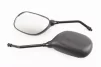 Зеркала к-кт YAMAHA- черные "капли", м8, FIX-301029 - 1