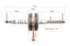 Коленвал Yamaha JOG50, FIX-308126 - 2