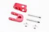Подовжувач заднього амортизатора 30мм к-кт 2шт + болти + гайки, червоний, FIX-337499 - 1