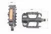 Педали MTB 9/16" (106x80x26mm) пластиковые, чёрные LU-207, FIX-411136 - 2