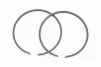 Кільця поршневі Honda DIO72 47мм STD (замки внутрішні), FIX-308476 - 1
