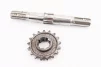 Редуктор фрезы R175/180N/190N/195N - Вал вторичный + звезда Z-17 81-1, 101-2, FIX-210689 - 1