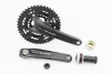 Шатуны "Hollowtech II" 175мм, 44.32.22T MTB+каретка SM-BB52, интегрированная ось 24мм, алюминиевые, чёрные ALIVIO FC-M4060, - 1