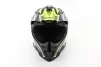 Шолом кросовий/ендуро/АТV BLD-819-7 S (55-56см), ЧОРНИЙ/НЕОНОВО-ЖОВТИЙ, FIX-360021 - 4