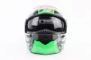 Шлем модуляр, закрытый с откидным подбородком+откидные очки BLD-159 S (55-56см), ЧЕРНО-ЗЕЛЕНЫЙ, FIX-360111 - 6