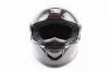Шолом інтеграл, закритий BLD-М65 М (57-58см), ЧОРНИЙ глянець, FIX-360114 - 5