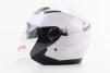 Шлем открытый+откидные очки BLD-708 М (57-58см), БЕЛЫЙ глянец, FIX-360199 - 4