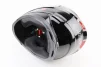 Шлем интеграл, закрытый BLD-M62 S (55-56см), ЧЕРНЫЙ глянец, FIX-360233 - 2