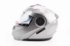 Шлем модуляр, закрытый с откидным подбородком+откидные очки BLD-159 L (59-60см), СЕРЫЙ глянец, FIX-360424 - 4