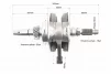 Коленвал в сборе CGB-250cc, FIX-997760 - 2
