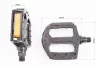 Педали MTB широкие 9/16" (107x100x25mm) алюминиевые, чёрные 808, FIX-406479 - 2