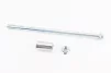 Ось переднего колеса d12mm; L243mm + втулка, гайка, FIX-999712 - 1
