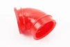 Патрубок фільтра повітряного Suzuki AD50, силікон (ЧЕРВОНИЙ), FIX-363230 - 1